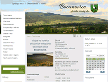 Tablet Screenshot of bocanovice.cz
